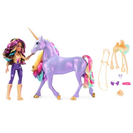 Set Papusa Sophia si Unicornul Wildstar, 4 ani+, Unicorn Academy 735135