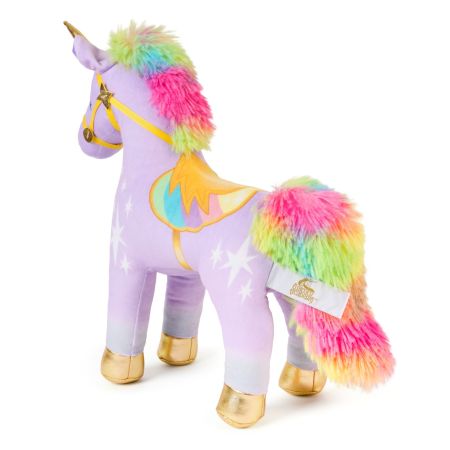 Jucarie de plus luminoasa, 38 cm, Unicornul Wildstar, 12 luni+, Unicorn Academy 735185
