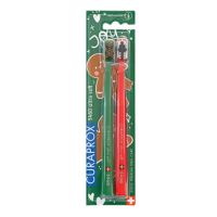 Periuta de dinti Ultra Soft, Verde, Winter Special Edition, 2 bucati, Curaprox