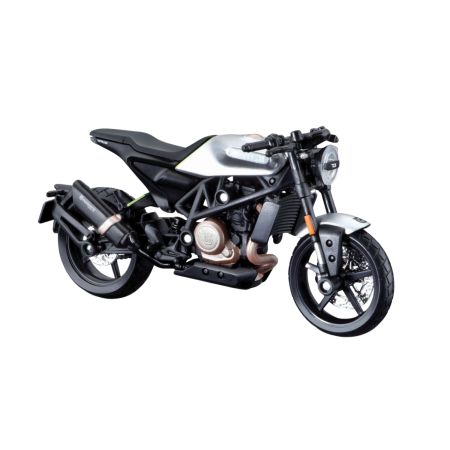 Motocicleta metalica Husqvarna Vitpilen 701, scara 1:18, 3 ani+, Maisto