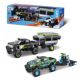 Masinuta metalica 4x4 Rebels Rugged Adventures cu remorca, 3 ani+, 1 bucata, Maisto 735286