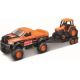 Masinuta metalica 4x4 Rebels Rugged Adventures cu remorca, 3 ani+, 1 bucata, Maisto 735284
