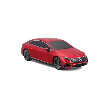Masinuta cu telecomanda Mercedes EQS, scara 1:24, Rosu, 6 ani+, Maisto 735337