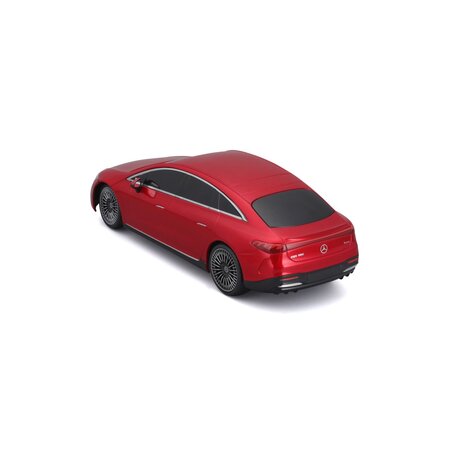 Masinuta cu telecomanda Mercedes EQS, scara 1:24, Rosu, 6 ani+, Maisto 735335