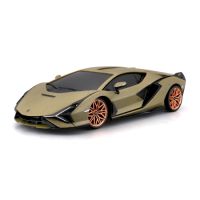 Masinuta cu telecomanda Lamborghini Sian FKP37, scara 1:24, Kaki, 6 ani+, Maisto