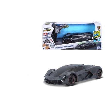 Masinuta cu telecomanda Lamborghini Terzo, scara 1:24, Negru, 6 ani+, Maisto 735377