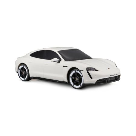 Masinuta cu telecomanda Porsche Taycan Turbo S, scara 1:24, Alb, 6 ani+, Maisto 735396