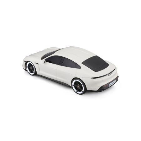 Masinuta cu telecomanda Porsche Taycan Turbo S, scara 1:24, Alb, 6 ani+, Maisto 735390