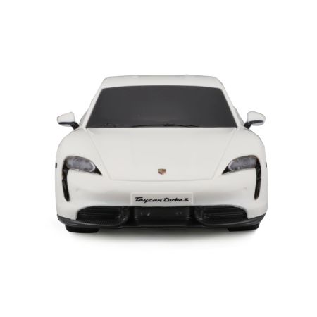 Masinuta cu telecomanda Porsche Taycan Turbo S, scara 1:24, Alb, 6 ani+, Maisto 735395