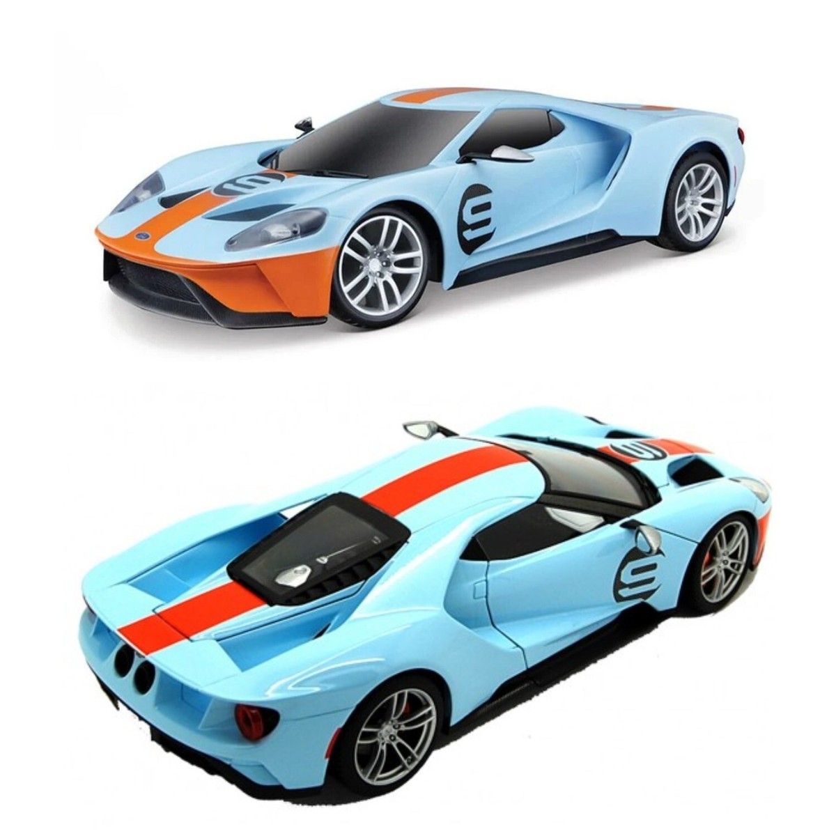 Masinuta cu sunete si lumini Ford GT MotoSounds, scara 1:24, 5 ani+, Maisto