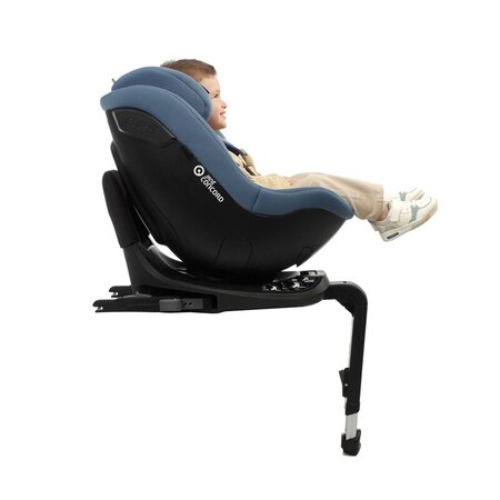 Scaun auto Iflow I-Size rotire 360°, 40–105 cm, Matt Black, 0 luni+, Jane 735409