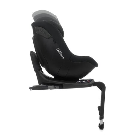 Scaun auto Iflow I-Size rotire 360°, 40–105 cm, Matt Black, 0 luni+, Jane 735423