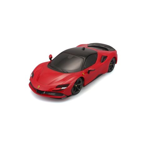 Masinuta cu telecomanda Ferrari SF90 Stradale, scara 1:24, Rosu, 6 ani+, Maisto 735428
