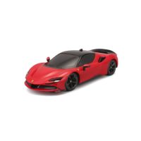 Masinuta cu telecomanda Ferrari SF90 Stradale, scara 1:24, Rosu, 6 ani+, Maisto
