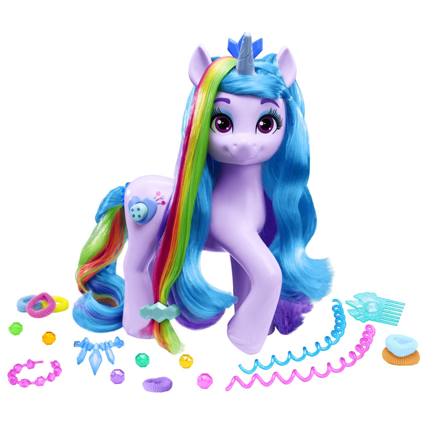 Izzy Moonbow si coafurile curcubeu My Little Pony, 4 ani+, My Little Pony