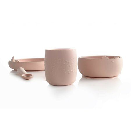 Set 4 piese pentru masa din silicon, Pale, 4 luni+, Jane 735535