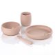Set 4 piese pentru masa din silicon, Pale, 4 luni+, Jane 735523