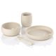 Set 4 piese pentru masa din silicon, Sand, 4 luni+, Jane 735544