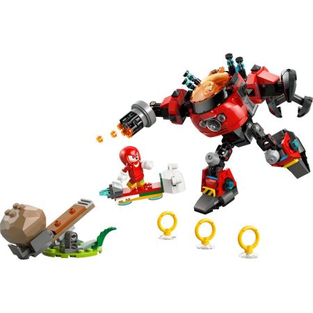 Knuckles vs Dr. Eggman si robotul Egg Crusher, 8 ani+, 77005, Lego Sonic 735572