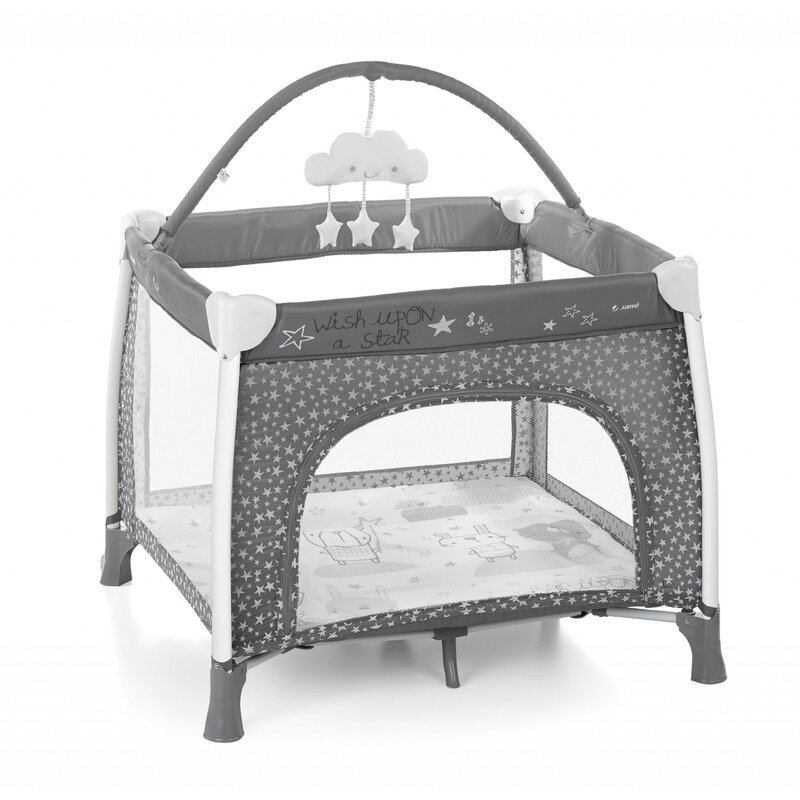 Tarc de joaca cu arcada Travel Fun, Star, 0 luni+, Jane