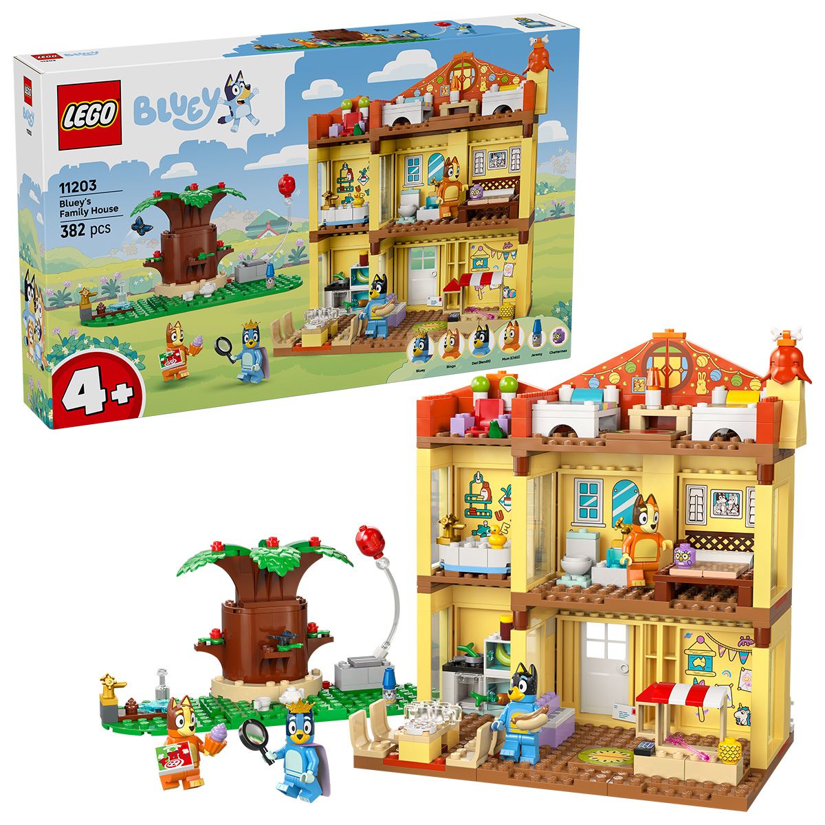 Casa familiei lui Blue, 4 ani+, 11203, Lego Bluey