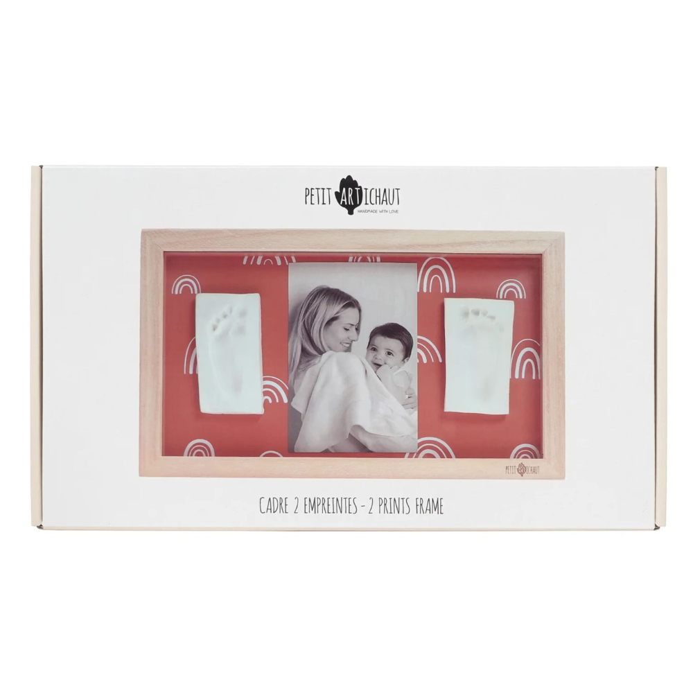 Rama foto cu Kit amprenta dublu Rainbow Terracotta, Petit Artichaut