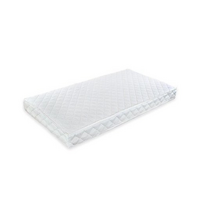 Saltea din cocos pentru patut Confort II, 120x60x8 cm, Alb, 0 luni+, Babyneeds
