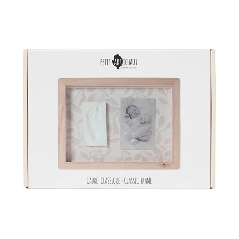 Rama cu kit amprenta pentru bebelusi - Classic Frame Ivy Grey, Petit Artichaut