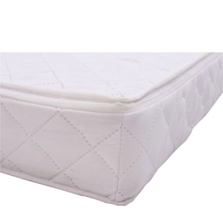 Saltea din cocos pentru patut Confort II, 140x70x12 cm, Alb, 0 luni+, Babyneeds 735955