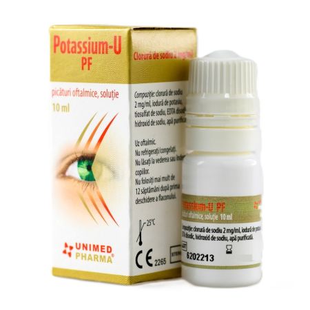 Picaturi oftalmice Potassium-U PF, 10 ml, Unimed Pharma