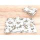 Lenjerie patut 3 piese, cu cearceaf, pilota si pernuta, 120x60 cm, Savanna, MimiNu 736098