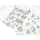 Lenjerie patut 3 piese, cu cearceaf, pilota si pernuta, 120x60 cm, Savanna, MimiNu 736099