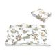 Lenjerie patut 3 piese, cu cearceaf, pilota si pernuta, 120x60 cm, Savanna, MimiNu 736100