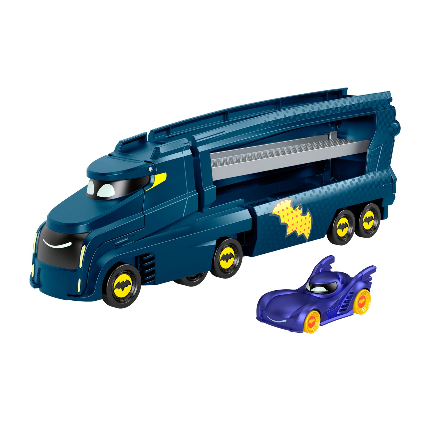 Camionul Bat Big Rig Batwheels, scara 1:55, +3 ani, Fisher Price