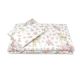 Lenjerie patut 3 piese, cu cearceaf, pilota si pernuta, 120x60 cm, Sweet Dear Pink, MimiNu 736128