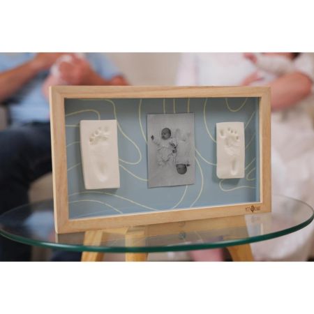 Rama foto cu Kit amprenta dublu, Blue Abstract, Petit Artichaut 736141