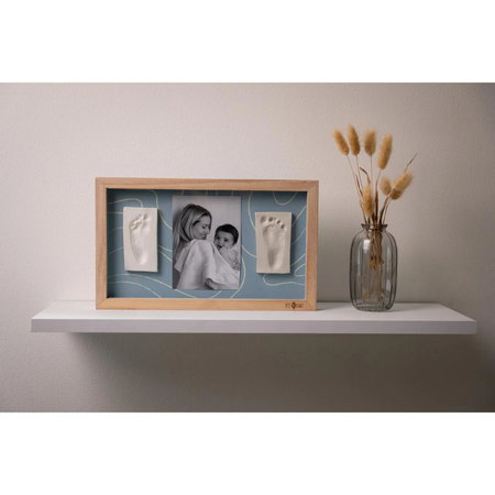 Rama foto cu Kit amprenta dublu, Blue Abstract, Petit Artichaut 736138