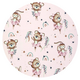 Lenjerie patut 3 piese, cu cearceaf, pilota si pernuta, 120x60 cm, Ballerina Pink, MimiNu 736155