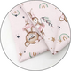 Lenjerie patut 3 piese, cu cearceaf, pilota si pernuta, 120x60 cm, Ballerina Pink, MimiNu 736152