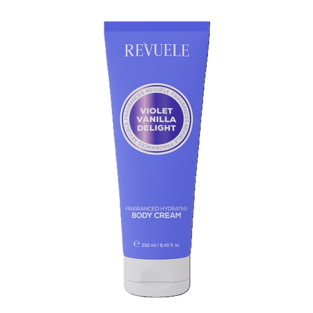Crema de corp hidratanta Violet Vanila Delight, 250 ml, Revuele