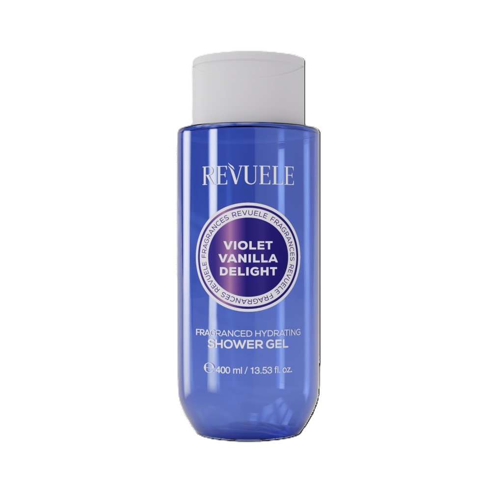 Gel de dus hidratant Violet Vanila Delight, 400 ml, Revuele