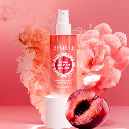 Spray de corp parfumat Plum & Bloom Allure, 150 ml, Revuele 743371