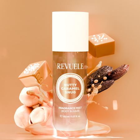 Spray de corp parfumat Nutty Caramel Snug, 150 ml, Revuele 743862