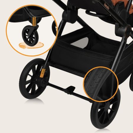 Carucior 3 in 1 pana la 22 Kg Layla, Maro, Lionelo 736258