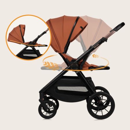 Carucior 3 in 1 pana la 22 Kg Layla, Maro, Lionelo 736261