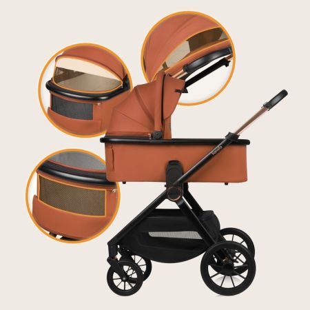 Carucior 3 in 1 pana la 22 Kg Layla, Maro, Lionelo 736257