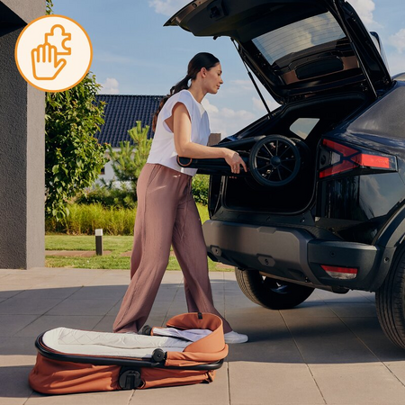 Carucior 3 in 1 pana la 22 Kg Layla, Maro, Lionelo 736259