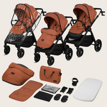 Carucior 3 in 1 pana la 22 Kg Layla, Maro, Lionelo 736255