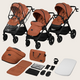 Carucior 3 in 1 pana la 22 Kg Layla, Maro, Lionelo 736255