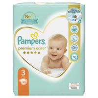Scutece Premium Care, Nr.3, 6-10 kg, 80 buc, Pampers